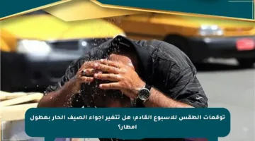 توقعات الطقس للأسبوع القادم: هل تتغير أجواء الصيف الحار بهطول أمطار؟